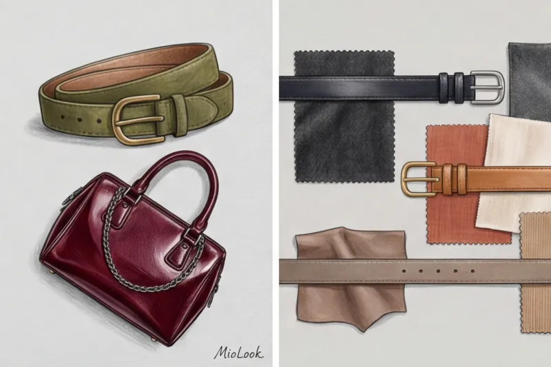 С чем сочетать цвет ремня: обувь, сумка или одежда? - 5