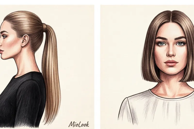 Базовый гардероб: какую прическу выбрать под классический круглый вырез - 2