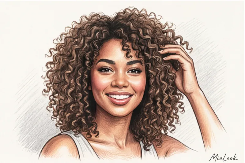 Идеальная форма для кудрявых волос: стрижем так, чтобы локоны не пушились - 7