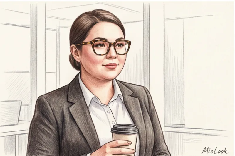 Идеальные очки для круглого лица: какие оправы визуально стройнят - 7