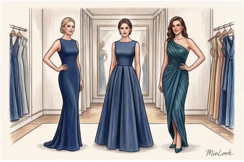 Закрытые вечерние платья в пол: секреты создания королевского силуэта - 9