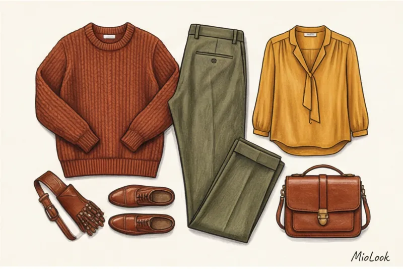 Цветовая гармония в паре: как сочетать оттенки одежды с партнером - 8