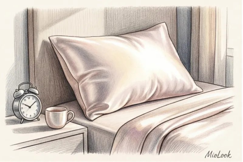 Silk pillowcase: benefits for facial skin and hair
