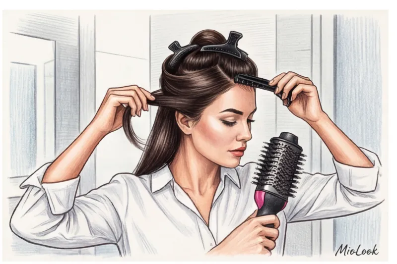 Укладка феном-щеткой: пошаговая инструкция для новичков - 3