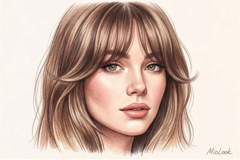 Как правильно и быстро уложить челку-шторку - 2