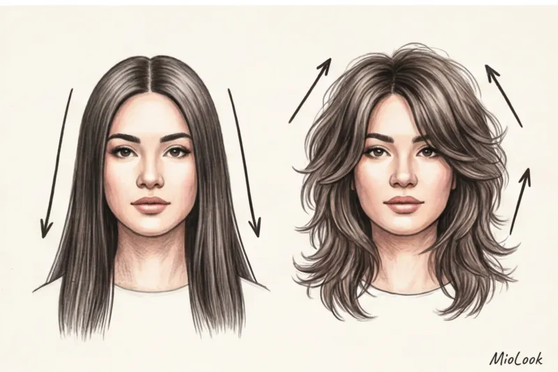 Стрижки, которые молодят и стройнят круглое лицо - 8