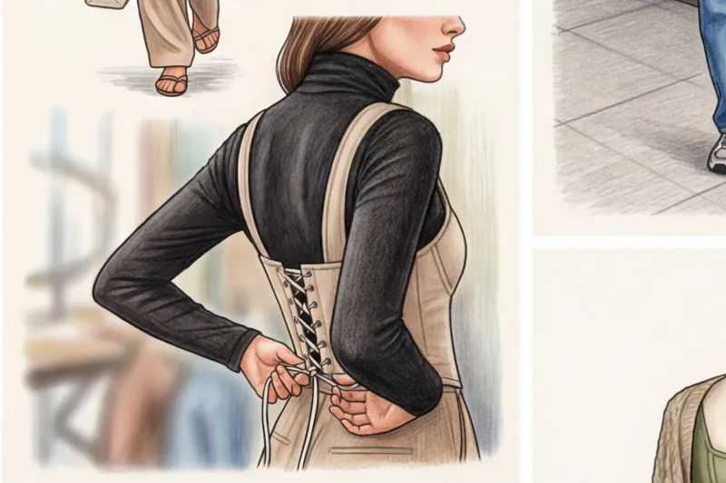 С чем носить корсет: стильные повседневные образы без вульгарности - 5