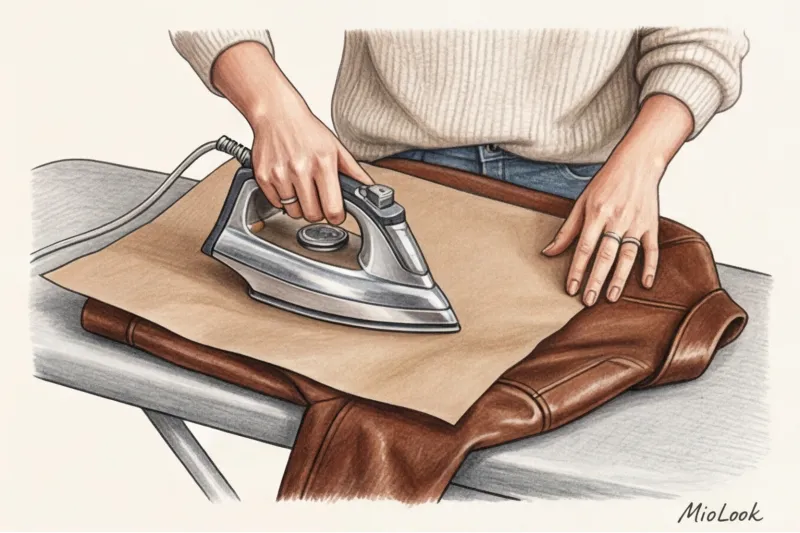 Как погладить кожаную куртку и вещи из экокожи: избавляемся от заломов - 2