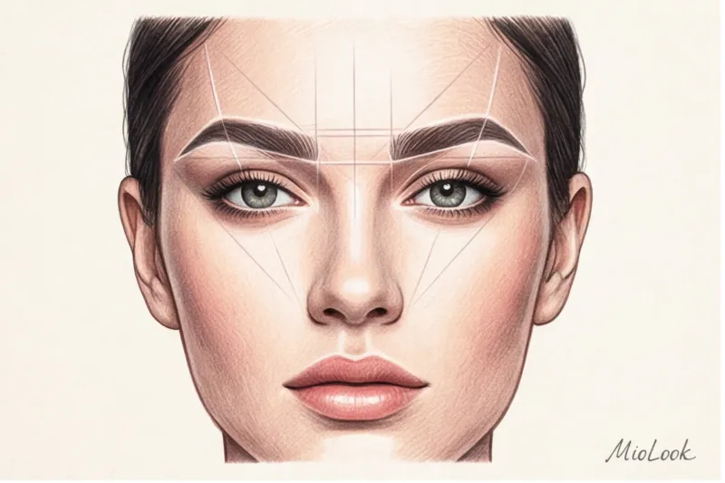 How to choose eyebrow shape from a photo online using AI