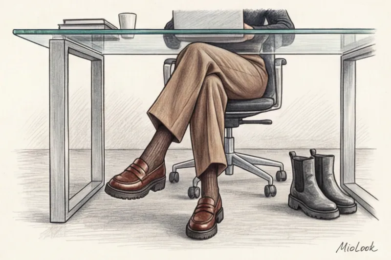 Зимний гардероб для креативного офиса: многослойность и уют - 5