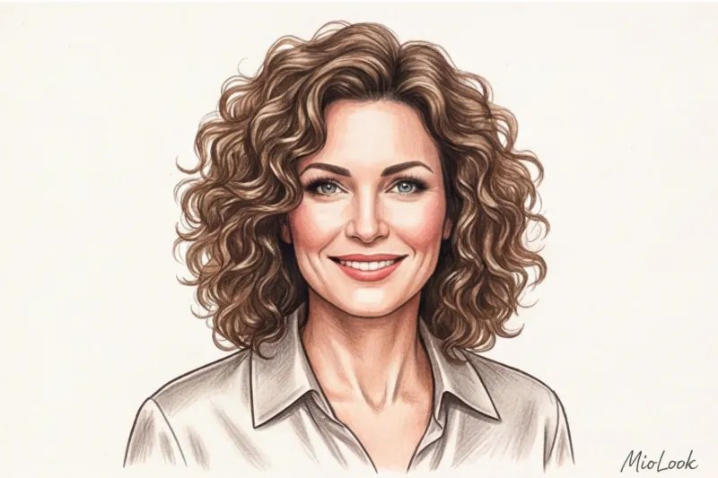 Омолаживающие стрижки для кудрявых и волнистых волос - 8