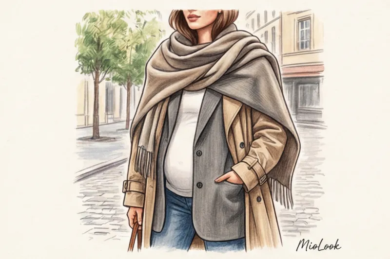 Демисезонная верхняя одежда для беременных: стильные куртки и пальто - 5