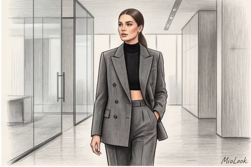 Бралетт под пиджак: как носить бельевой топ в деловых и вечерних аутфитах - 3