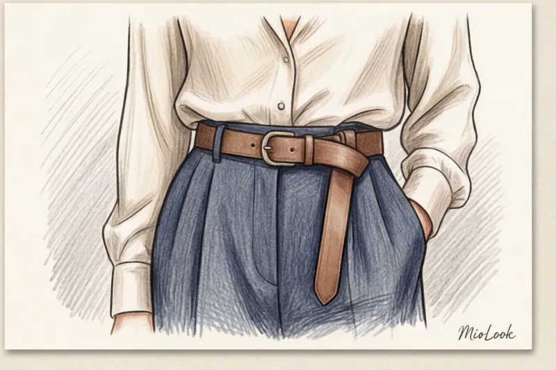 Как сделать талию визуально тоньше: ремни, баска и правильный крой - 9