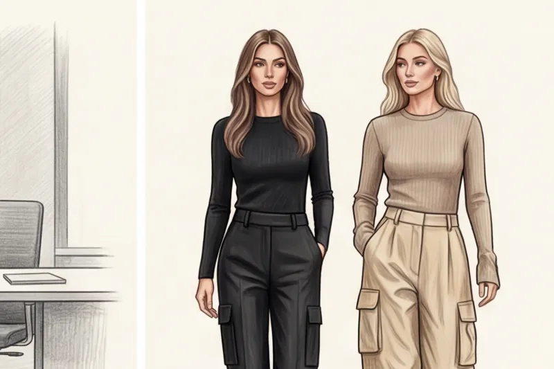 Брюки карго и стиль нулевых: адаптация Y2K трендов для закрытых образов - 3