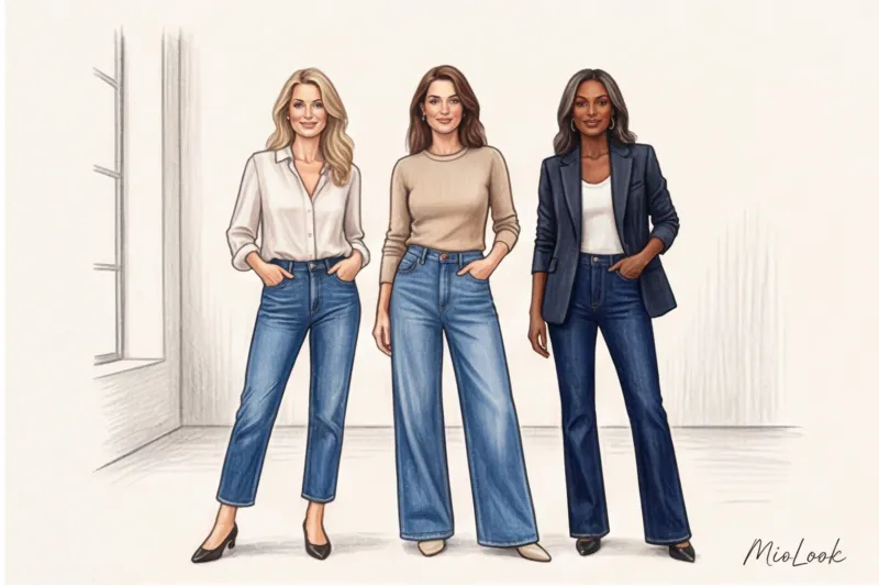 Джинсы для женщин элегантного возраста: как выглядеть стильно после 40 - 3