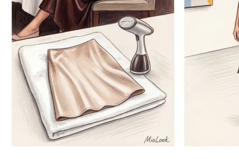 Образы с шелковой юбкой: от свидания до светского раута - 7