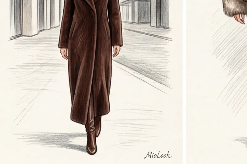 Шубы из экомеха: актуальные фасоны и правила стилизации - 7