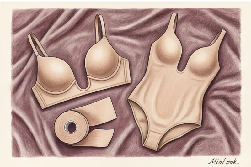 Идеальное декольте: как подобрать белье под платье с глубоким вырезом - 2