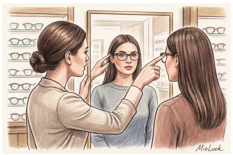 Оправы для вытянутого лица: как визуально сбалансировать пропорции - 5