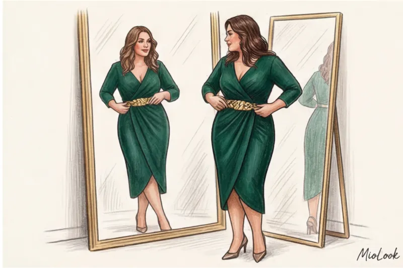 Вечерняя мода plus size: идеальное платье для полной фигуры - 6