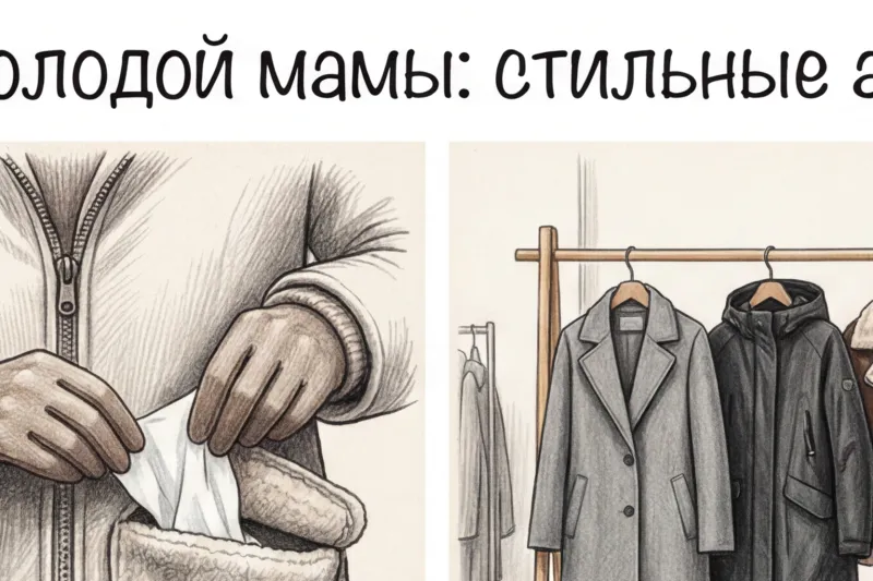 Верхняя одежда для молодой мамы: стильные альтернативы пуховику - 2