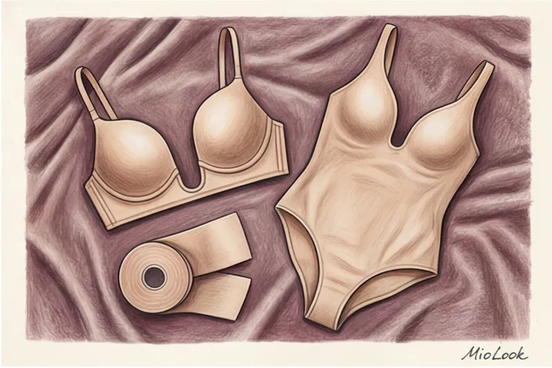 Идеальное декольте: как подобрать белье под платье с глубоким вырезом - 9