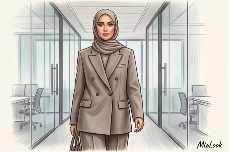 A Basic Wardrobe for a Muslim Office Woman: A Stylish Capsule