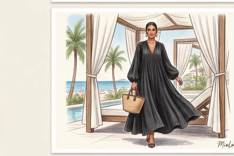 Закрытые летние платья: как выбрать идеальное макси для жаркой погоды - 4