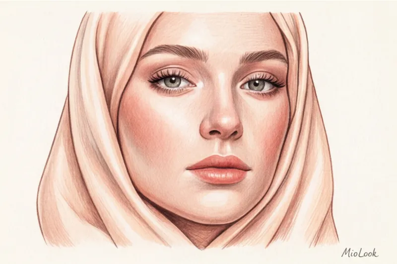 Идеальный цвет хиджаба для светлой кожи: какие оттенки освежают лицо - 8