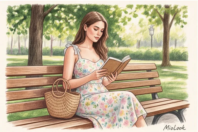 Летняя капсула в стиле Cottagecore: льняные платья, кружево и панамы - 7