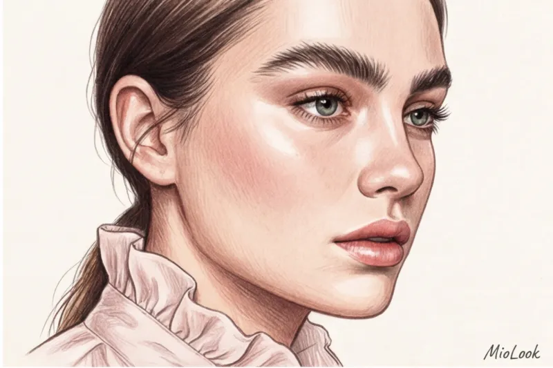 Нежный макияж под платье в цветочек и романтичный стиль - 3