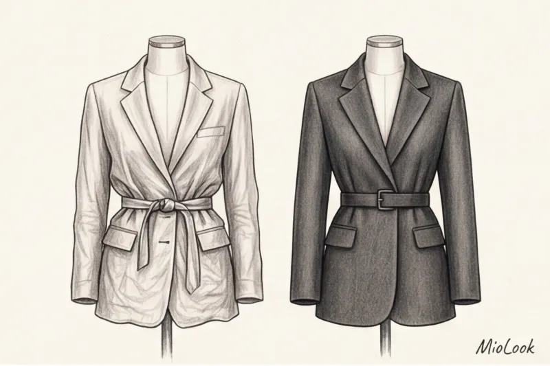 Ремень поверх жакета: как создать стильный силуэт - 2