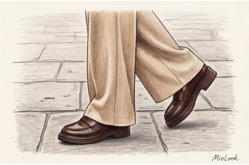 Обувь под широкие брюки и джинсы: правила идеальных пропорций - 8