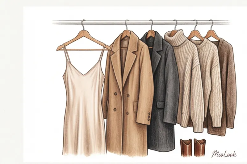 Slip dresses for fall and winter: secrets to warm looks