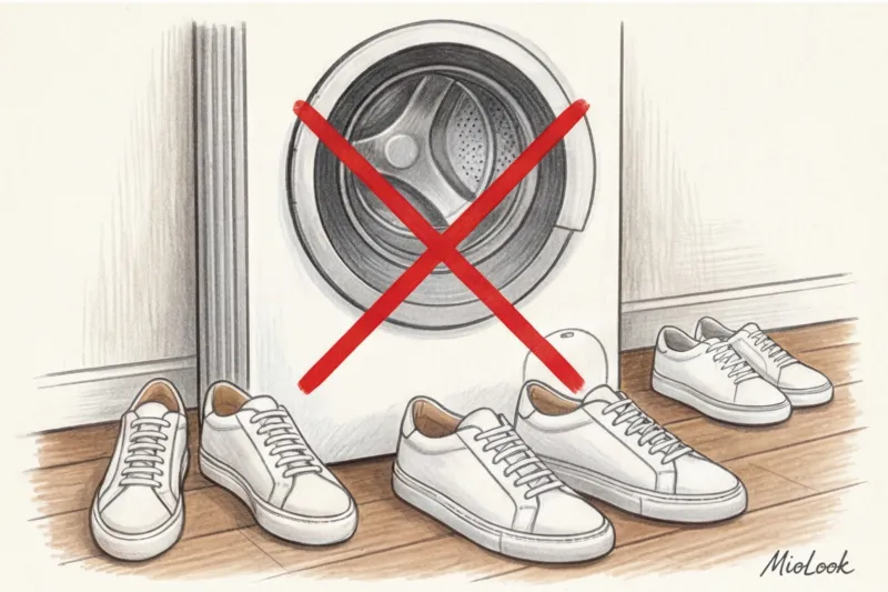 Как почистить светлую кожу и белые кроссовки от въевшейся грязи - 8