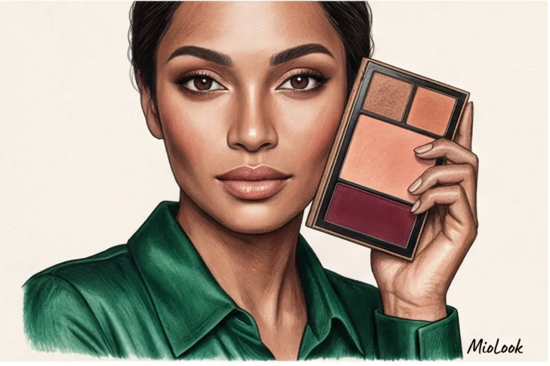 Макияж под зеленое и изумрудное платье: подчеркиваем цвет наряда - 7