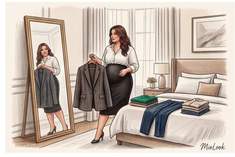 Деловая одежда больших размеров для беременных: правила выбора - 7