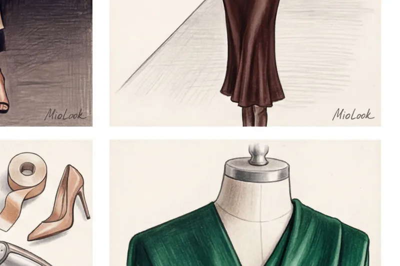 Образы с шелковой юбкой: от свидания до светского раута - 6