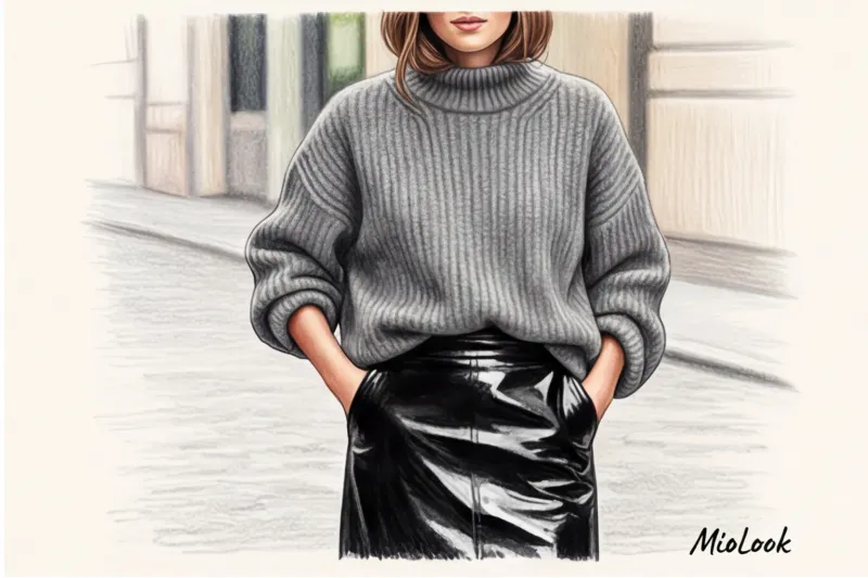 Замша, лак и гладкая кожа: как комбинировать разные фактуры - 3