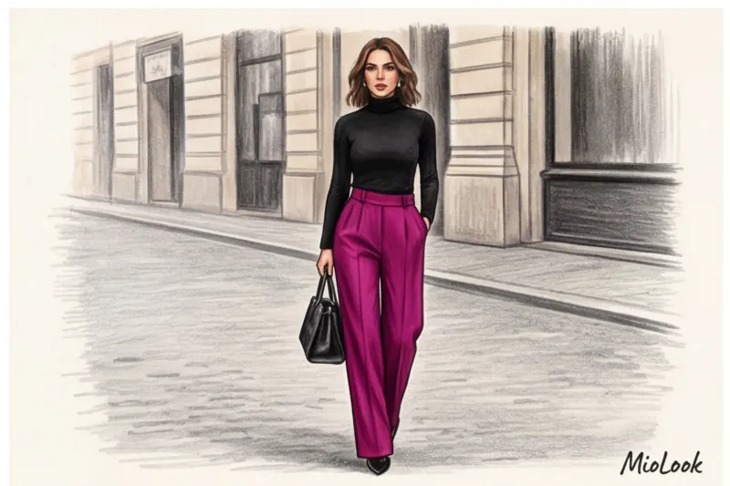 Как перестать носить только черное и начать внедрять яркие цвета - 9