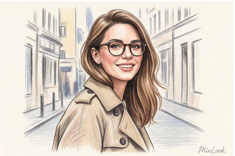 Прически под очки: как гармонично сочетать укладку с оправой - 7