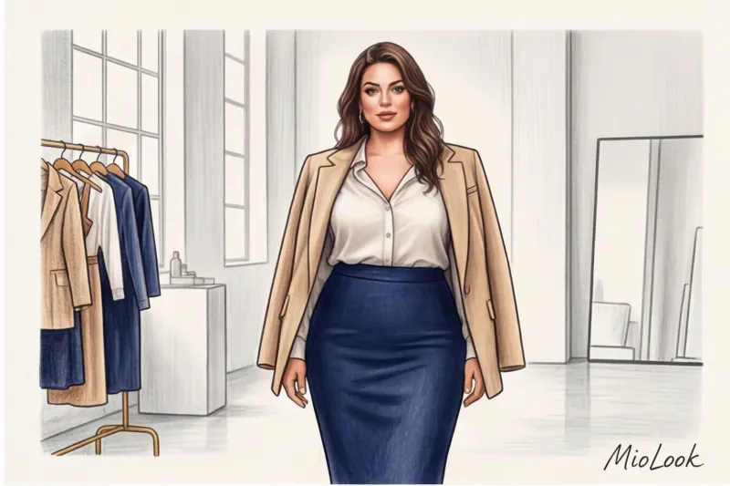 Базовые платья и юбки plus size: фасоны, которые стройнят - 3