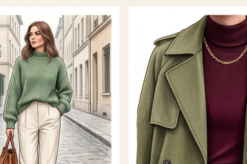 С чем сочетается зеленый цвет в одежде: от изумрудного до хаки - 2