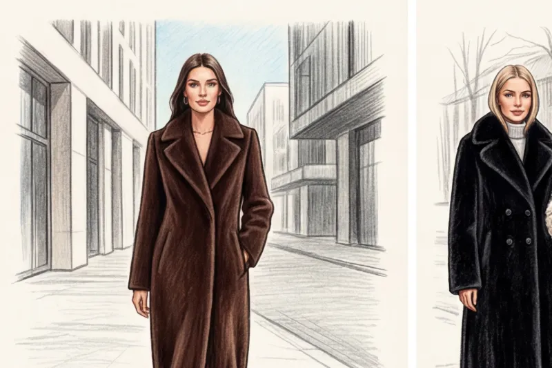 What to wear with a faux fur coat: stylist tips