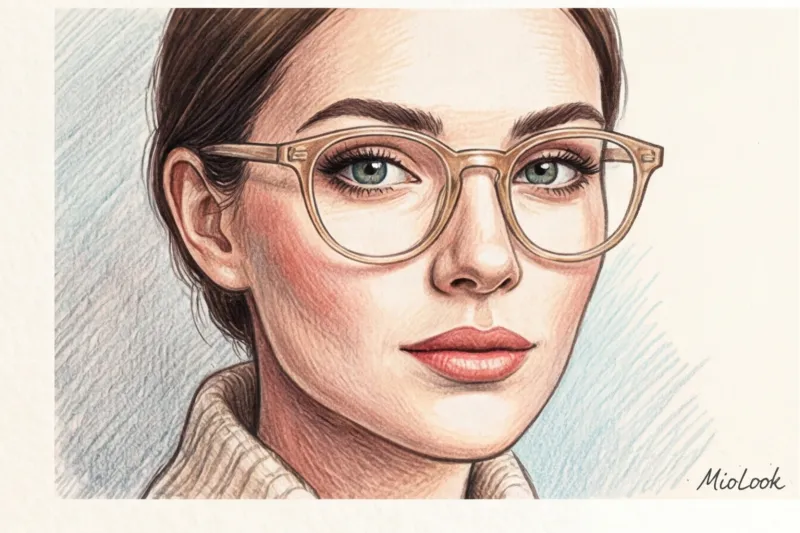 Очки для лица сердечком: уравновешиваем широкий лоб и узкий подбородок - 7