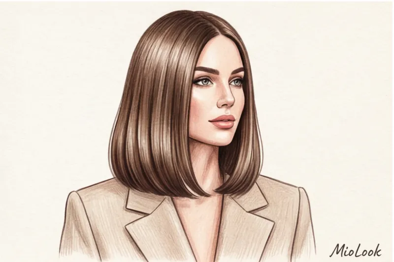 Стрижки на средние волосы: самые актуальные варианты года - 7