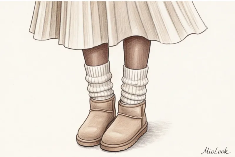 Уютная романтика: как носить стиль Coquette и Balletcore осенью и зимой - 8