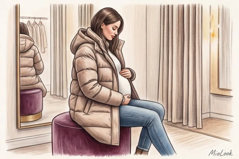 Верхняя одежда на 3 триместр: что носить на последних месяцах - 5