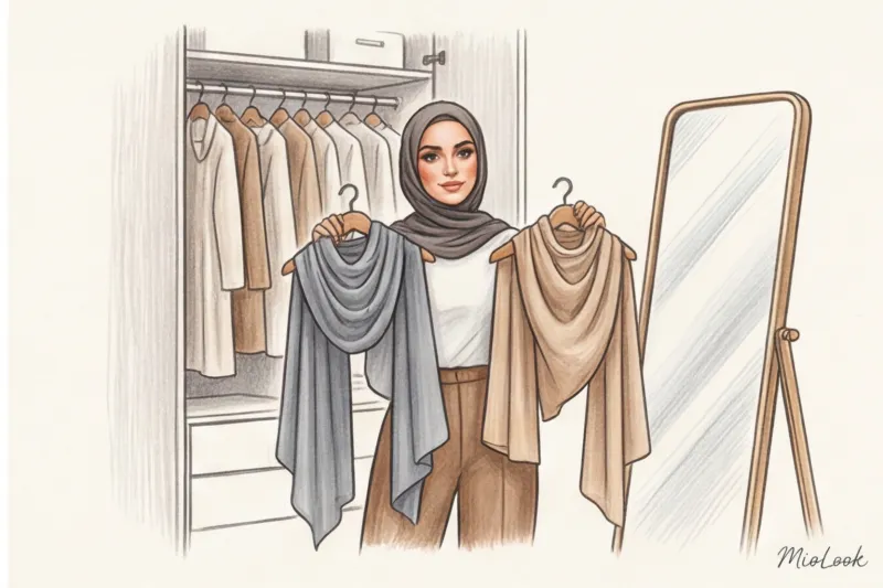 Как сочетать цвет хиджаба с одеждой: правила гармоничного образа - 6